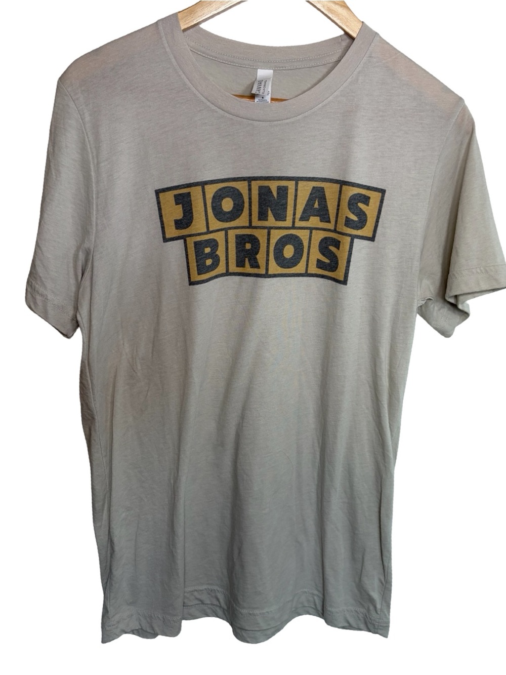 Jonas Brothers cream waffle hours inspired t shirt